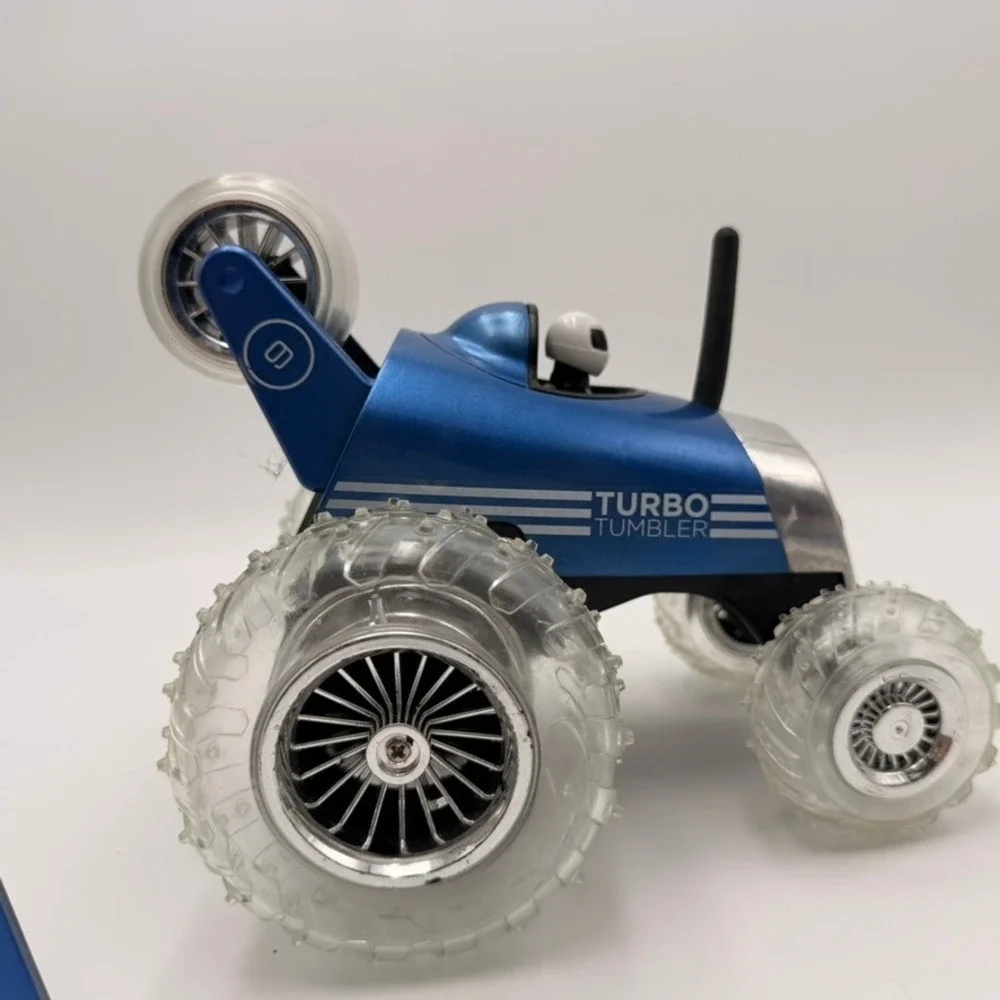 Turbo Tumbler RC Stunt Car Kids OS Blue Good 49MHz‎ 360 Spins FL2016B